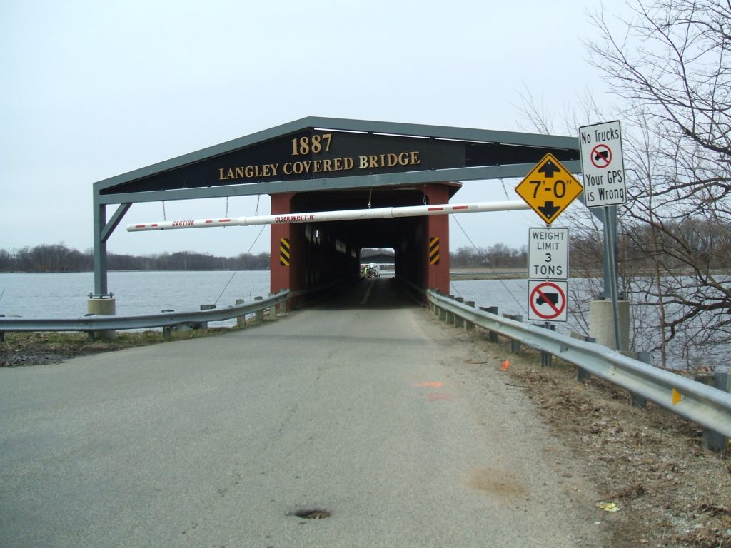 Langley Covered Bridge, photo taken by Rebecca Tyria