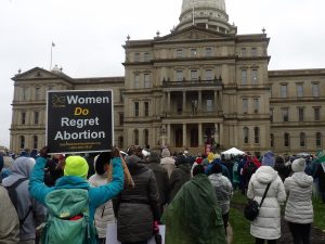 March for Life, Lansing. November 8, 2023.