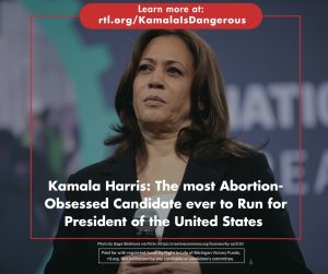 Kamala Harris: The most abortion-obsessed candidate ever to run for President of the United States. Photo credit: Gage Skidmore via Flickr (cc-by-sa 2.0).