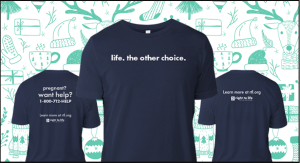 Right to Life of MI t-shirt sale