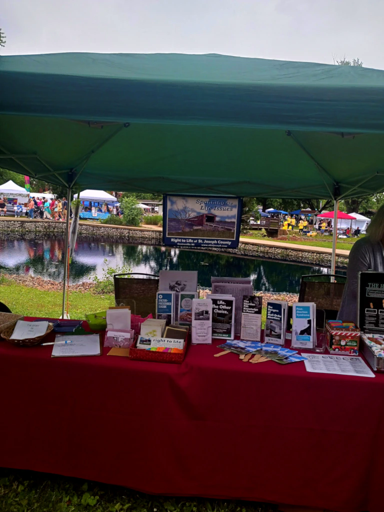 2025 display booth at the Water Festival